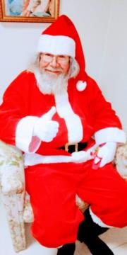 Papai Noel na escola, empresa, firma e residências 