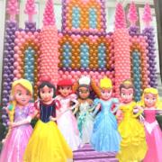 Princesas personagens vivos festa infantil