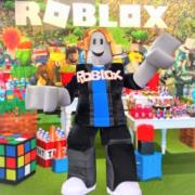 Roblox cosplay personagens vivos animação festa