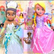 Rapunzel princesa enrolados personagens vivos cover princesas