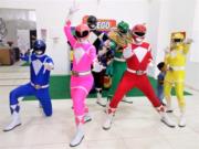 Power Rangers cover personagens vivos festa infantil