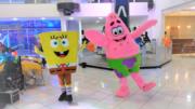 Bob Esponja cover personagens vivos festa infantil