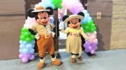 Safari Mickey cover personagens vivos festa infantil