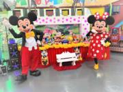 Minnie e Mickey cover personagens vivos festa infantil