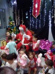 visita do papai Noel para datas antecipadas e véspera do natal 