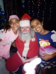 visita do papai Noel para datas antecipadas e véspera do natal 