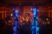 Megatrom cover personagens robo led festa evento 