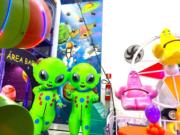 ET Alien halloween Personagens vivos extraterrestre