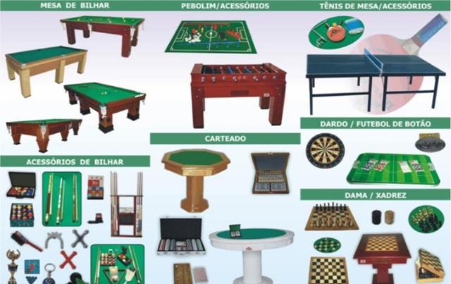 Sinuca, totó, ping-pong e botão. 8 equipamentos para jogos de mesa