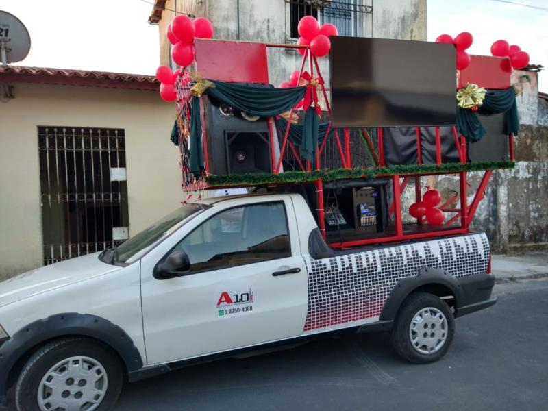 Mini Paredao Com Carro Motorizado