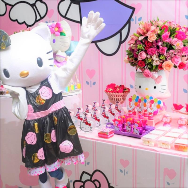 FANTASIA REALISTA PERSONAGEM VIVO - MASCOTE FESTA VENDA HELLO KITTY - Loja  de FANTASIASBH