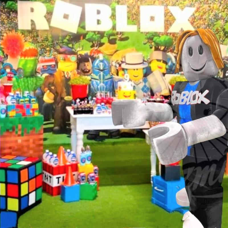 Roblox cosplay personagens vivos animação festa - Aluga.com.br