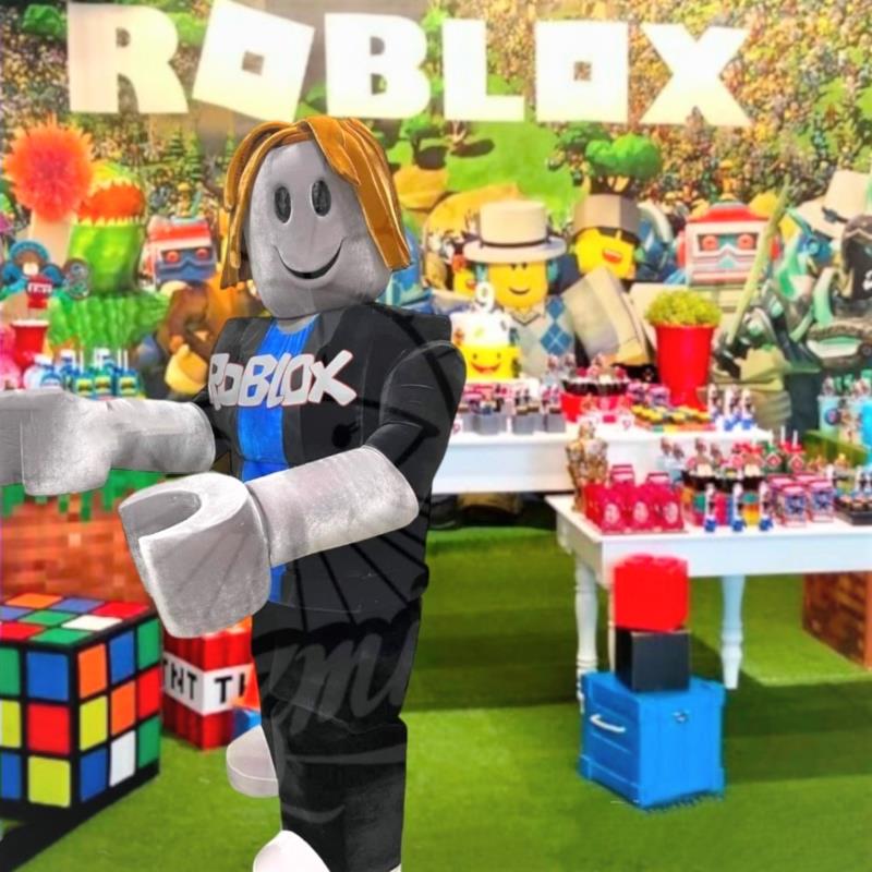 Roblox cosplay personagens vivos animação festa - Aluga.com.br